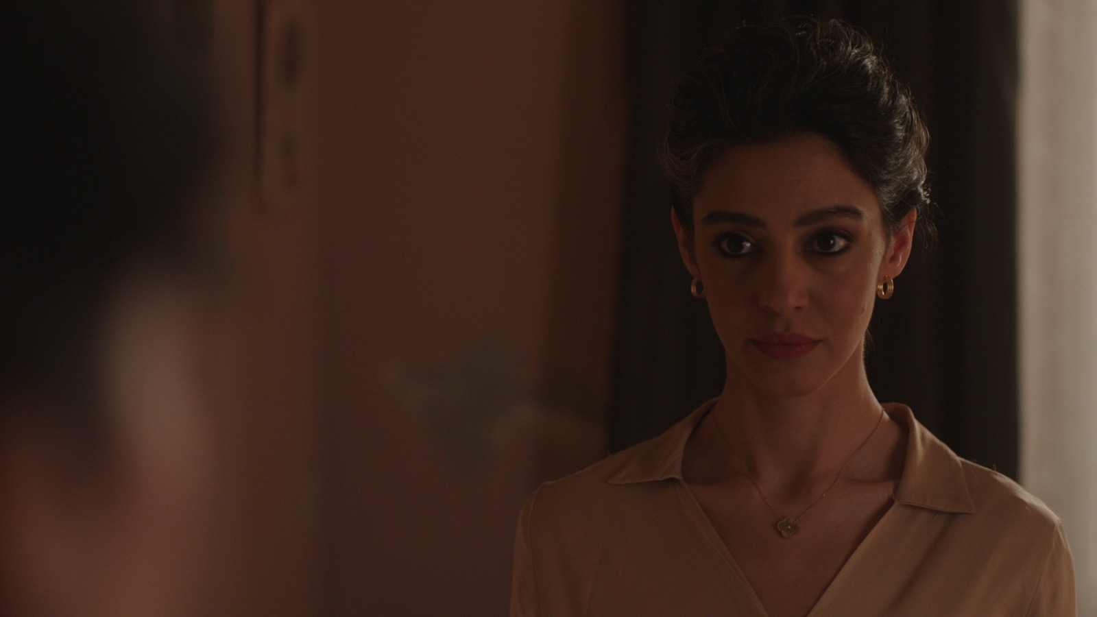 Close-up of Gheed as Rwayda in Heera